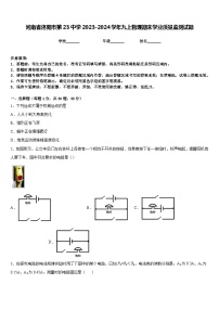 河南省洛阳市第23中学2023-2024学年九上物理期末学业质量监测试题含答案