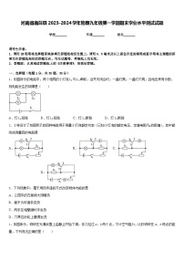 河南省南召县2023-2024学年物理九年级第一学期期末学业水平测试试题含答案