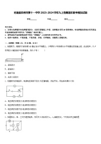 河南省郑州市第十一中学2023-2024学年九上物理期末联考模拟试题含答案