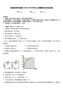 河南省郑州市高新区2023-2024学年九上物理期末综合测试试题含答案