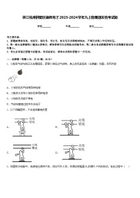 浙江杭州拱墅区锦绣育才2023-2024学年九上物理期末统考试题含答案