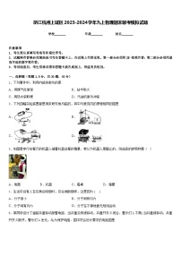 浙江杭州上城区2023-2024学年九上物理期末联考模拟试题含答案