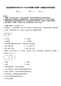 湖北省黄冈市浠水县2023-2024学年物理九年级第一学期期末质量检测试题含答案