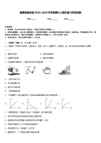 福建省德化县2023-2024学年物理九上期末复习检测试题含答案