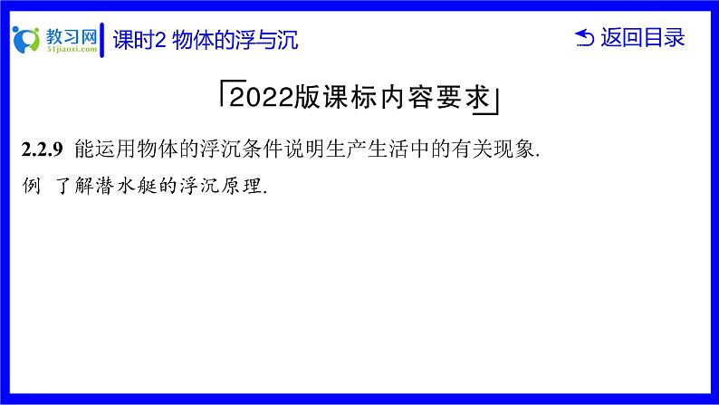 物理中考复习考点研究 第八讲 浮力 课时2 物体的浮与沉 PPT课件03