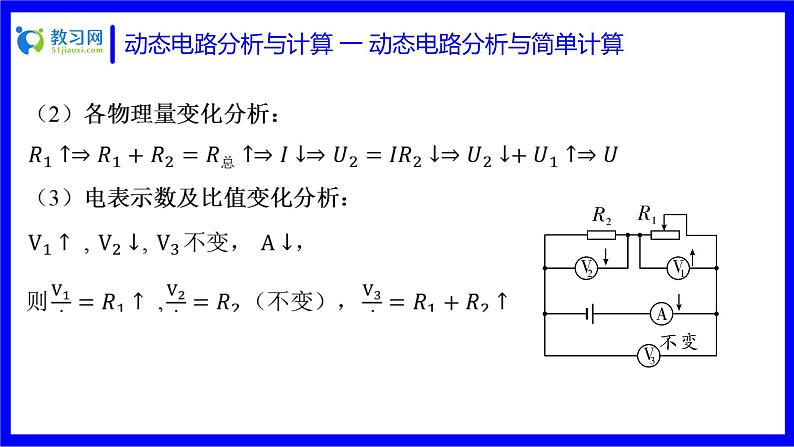 物理中考复习考点研究 第十六讲 电路分析与计算 动态电路分析与计算 一 动态电路分析与简单计算 PPT课件第7页