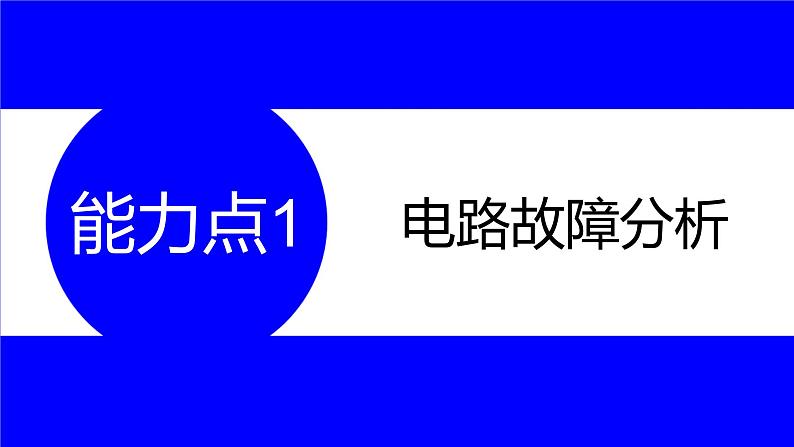 物理中考复习考点研究 第十五讲 电学实验 能力点1 电路故障分析 PPT课件01