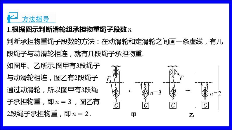 物理中考复习考点研究 模块四 力学  命题点19 滑轮、滑轮组及其机械效率（10年6考） PPT课件第4页