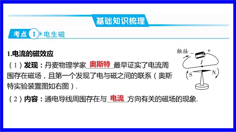 物理中考复习考点研究 模块五 电学  大单元5 电与磁 PPT课件02