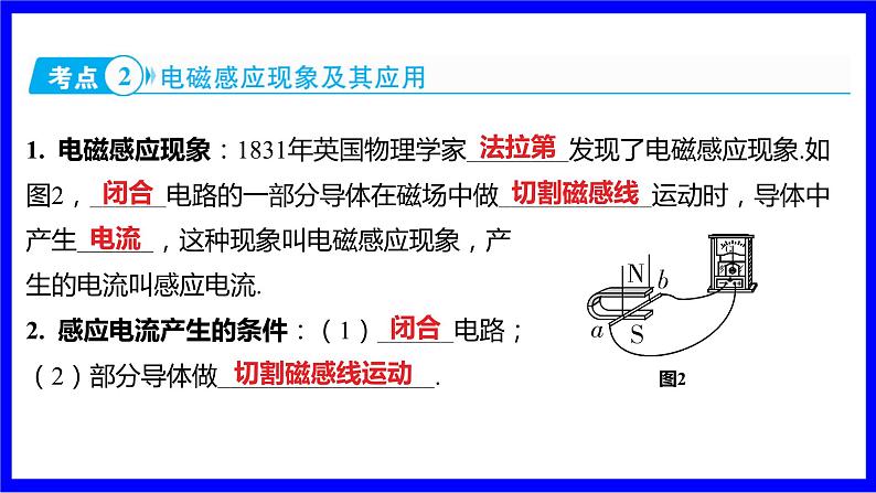 物理中考复习考点研究 模块五 电学  大单元5 电与磁 PPT课件04