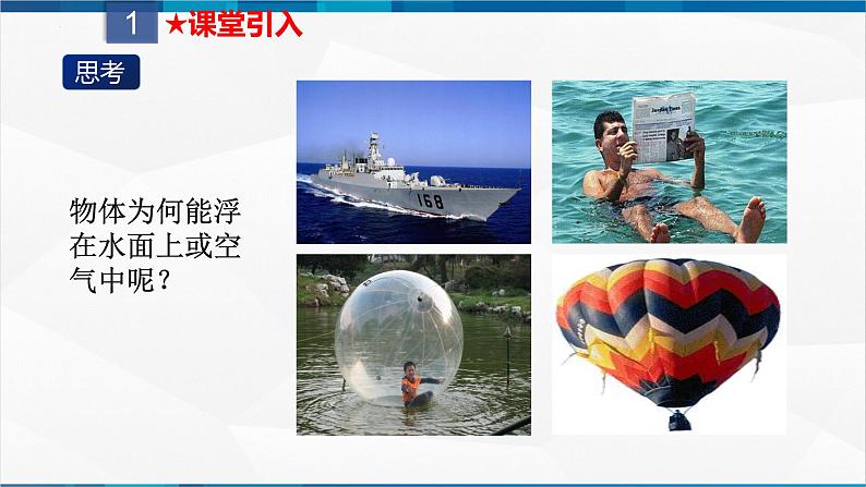 课时10.1  浮力（课件）-2023-2024学年八年级物理下册同步精品课件+练习（人教版）第2页