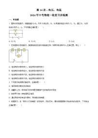 2024年中考物理一轮复习讲练测（全国通用） 第14讲 电压、电阻（典题精练）