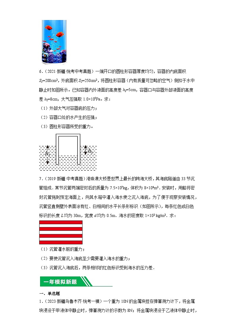 专题09 浮力(原卷版)第3页
