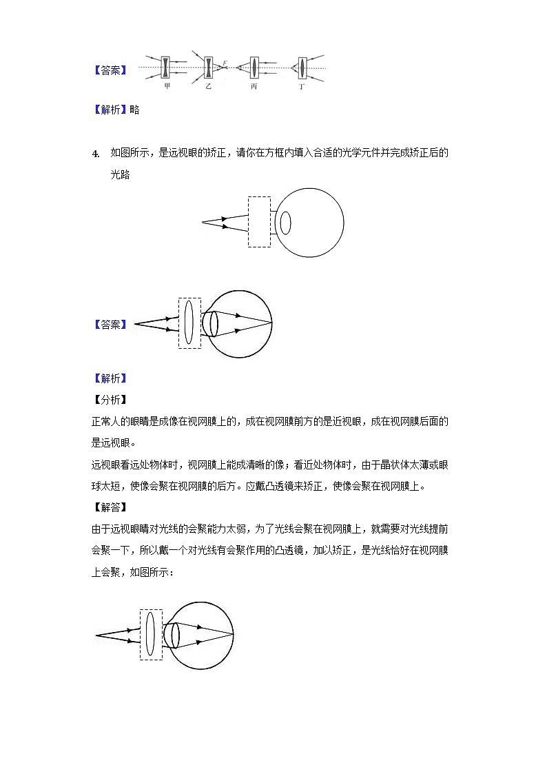 光学作图专练（含答案和解析）第2页