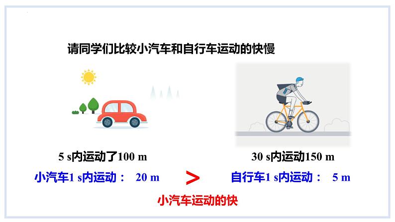 7.2怎样比较物体运动的快慢第1课时速度课件2023-2024学年度沪粤版物理八年级下册07