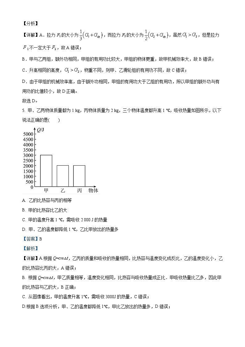 14，江苏省宿迁市名校联考2023-2024学年九年级上学期1月期末物理试题第3页