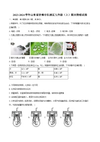 2023-2024学年山东省济南市长清区九年级（上）期末物理试卷（含解析）