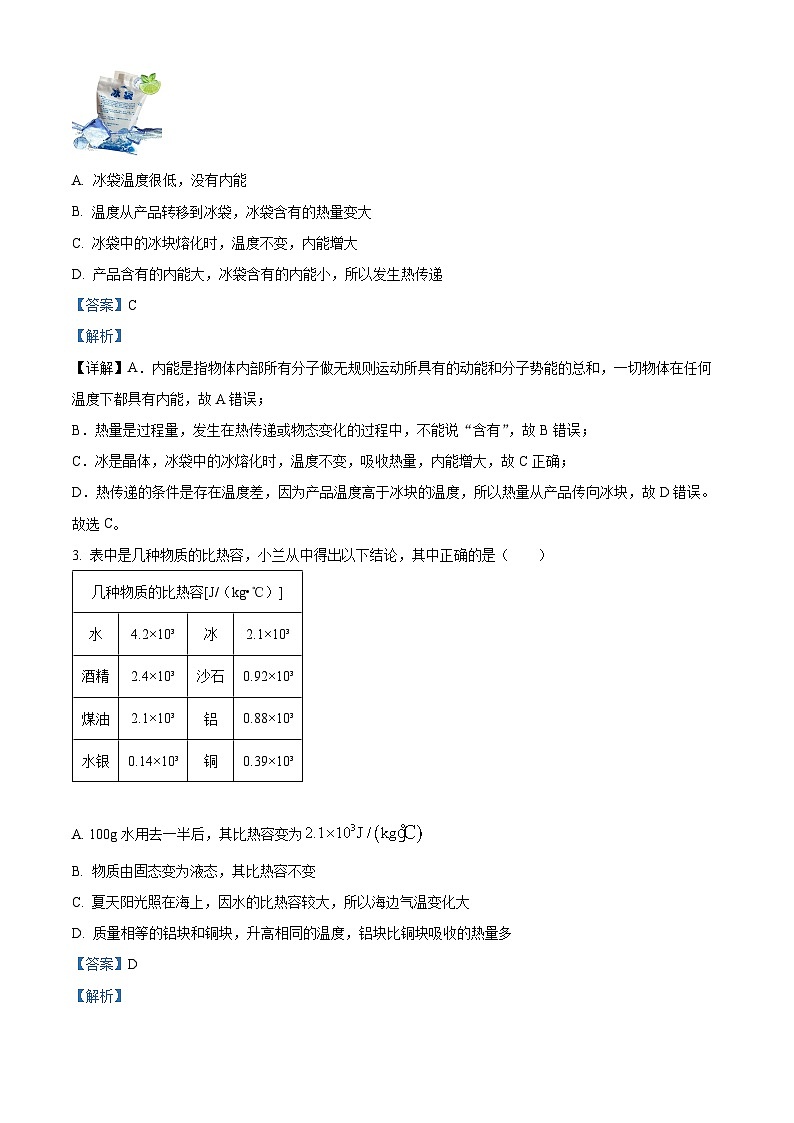 2024年四川省广元市旺苍县中考一模物理试题02