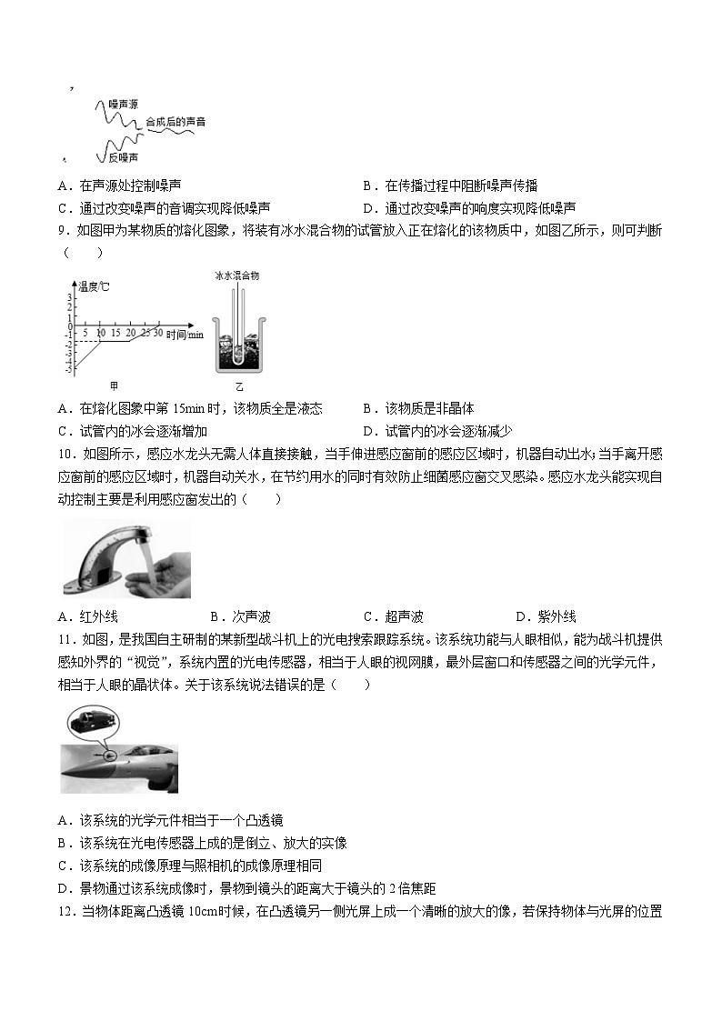 四川省绵阳市2023-2024学年八年级上学期期末综合素质测评物理试题03