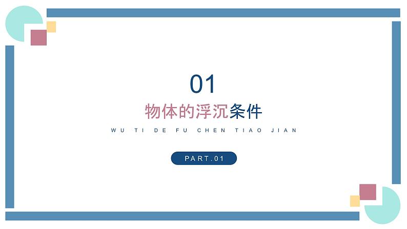 人教版物理八年级下册 10.3物体的浮沉条件及应用 教学课件02