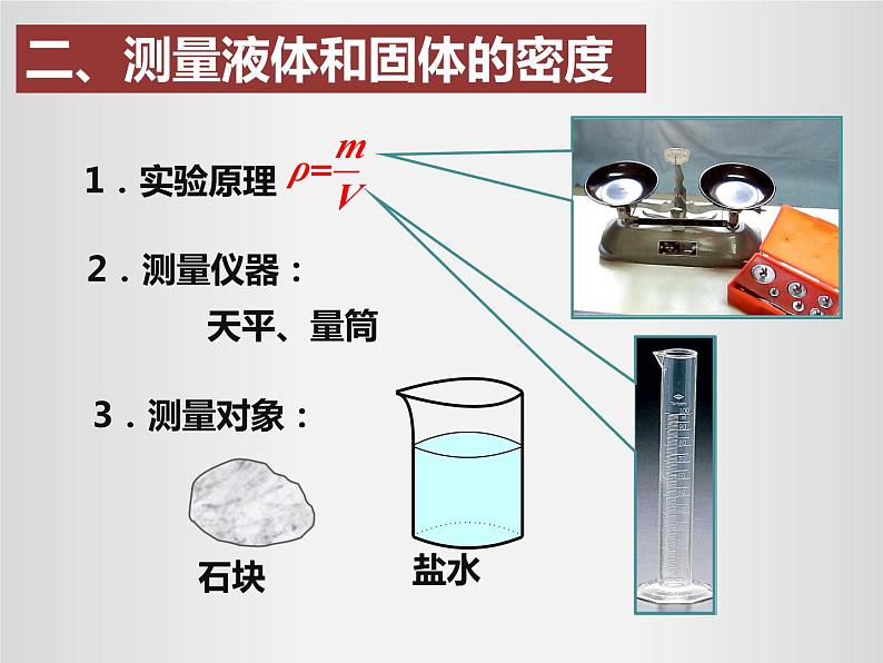 人教版八年级上册课件：6.3测量物质的密度第5页