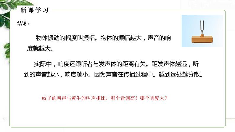 人教版初中物理八年级上册2.2 声音的特性（2） 课件第6页