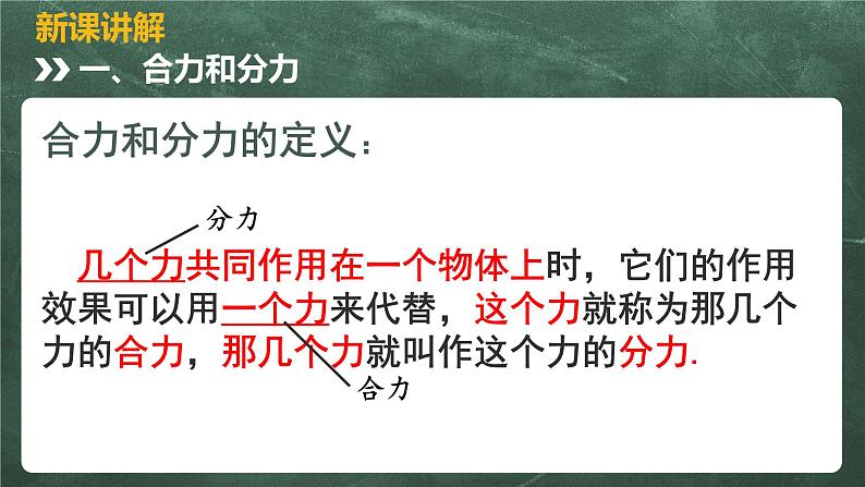 北师大版物理八年级下册 7.4、同一直线上二力的合成 教学课件05