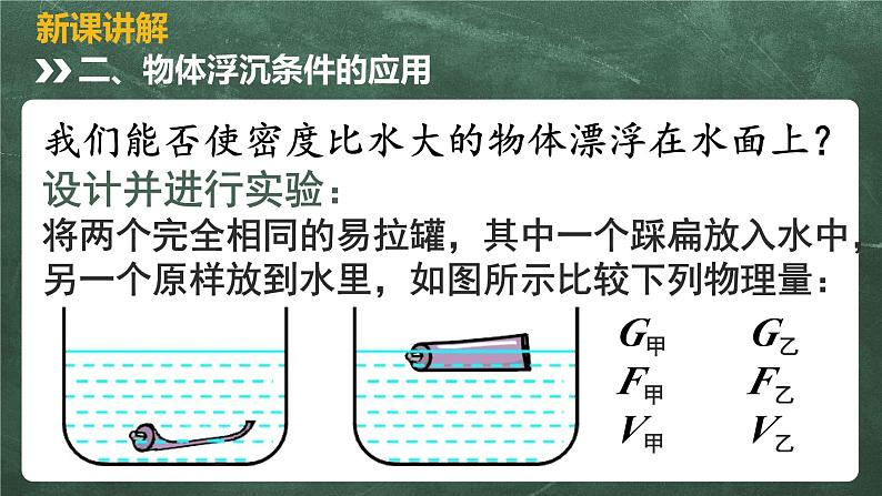 北师大版物理八年级下册 8.6、物体的浮沉条件 教学课件06