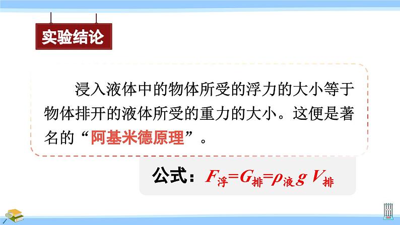 沪科版八年级物理下册课件 第九章 第二节 第二课时 阿基米德原理第8页