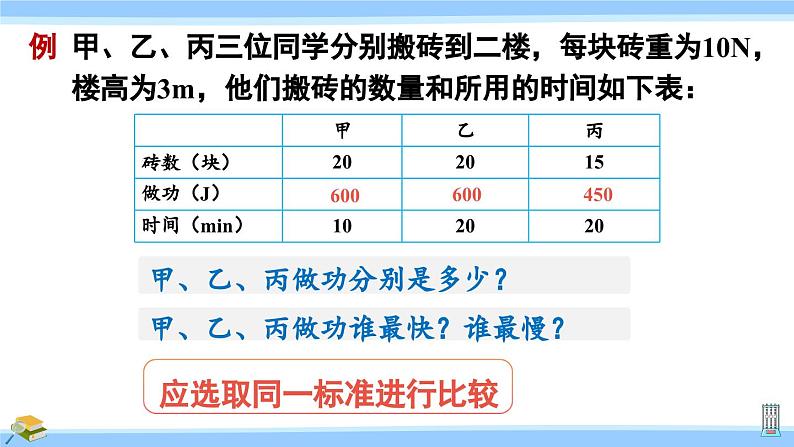 沪科版八年级物理下册课件 第十章 第四节 做功的快慢06