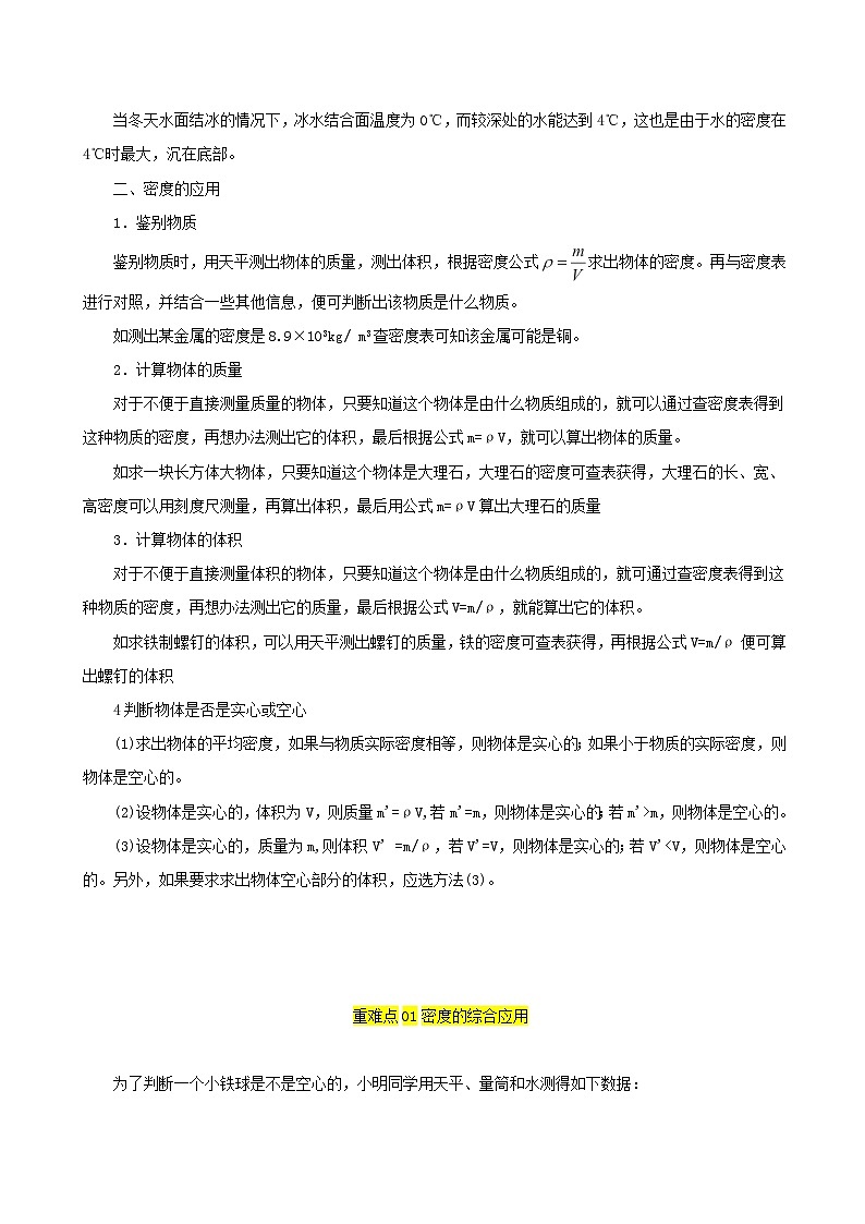 八年级物理上册6.4密度与社会生活习题含解析新版新人教版第2页