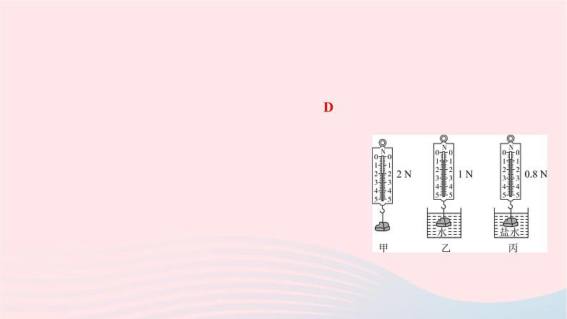 2024八年级物理下册第十章浮力阶段检测作业课件新版新人教版第7页