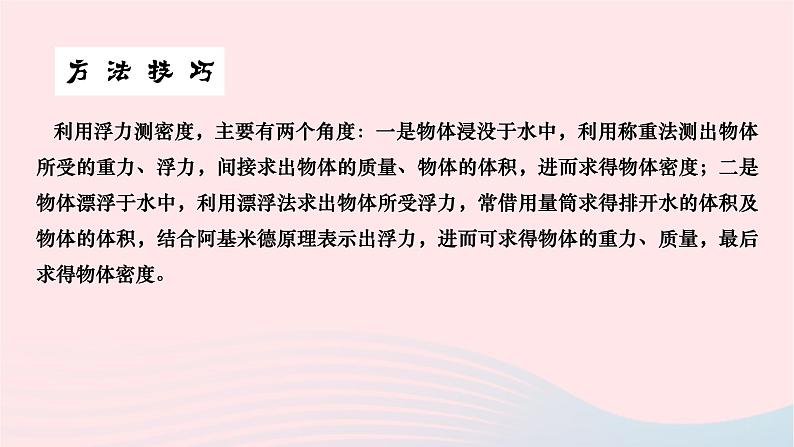 2024八年级物理下册第十章浮力专题五与浮力有关的实验作业课件新版新人教版第2页