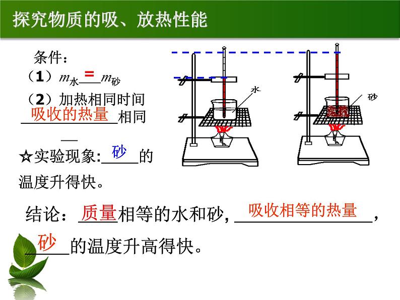 沪粤版物理九年级上册 12.3 研究物质的比热容_课件04