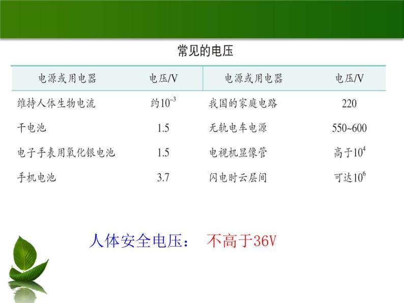 沪粤版物理九年级上册 13.5 怎样认识和测量电压_课件05