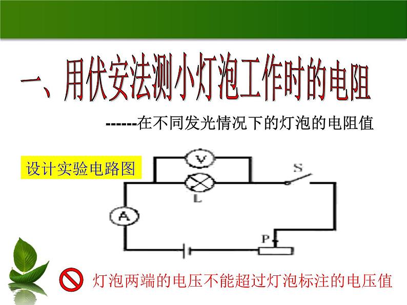 沪粤版物理九年级上册 14.3 欧姆定律的应用_课件04