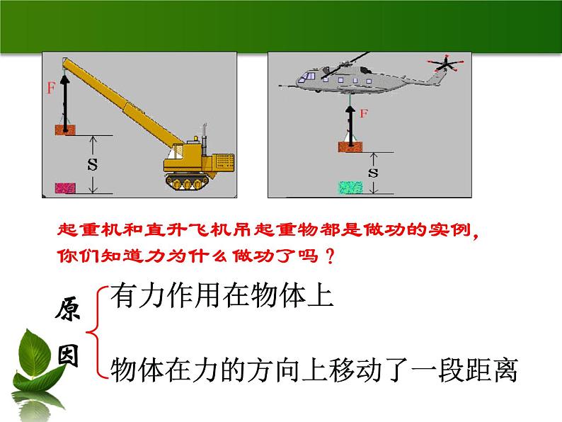 沪粤版物理九年级上册 11.1 怎样才叫做功_课件04