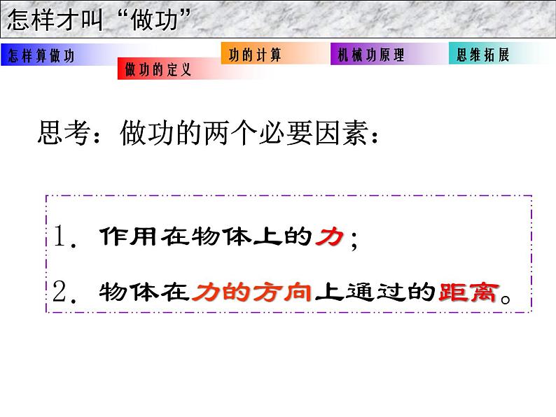 沪粤版物理九年级上册 11.1 怎样才叫做功课件04