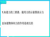 7.1 力 第2课时 力的三要素与力的作用相互性 课件-2023-2024学年人教版八年级物理下册