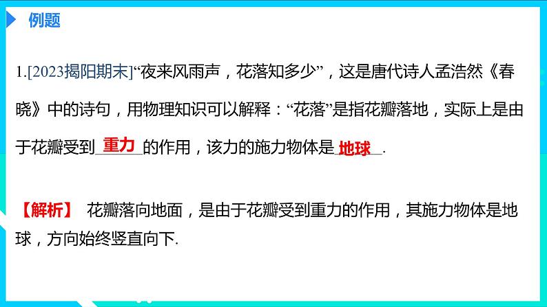 7.3 重力 课件-2023-2024学年人教版八年级物理下册08