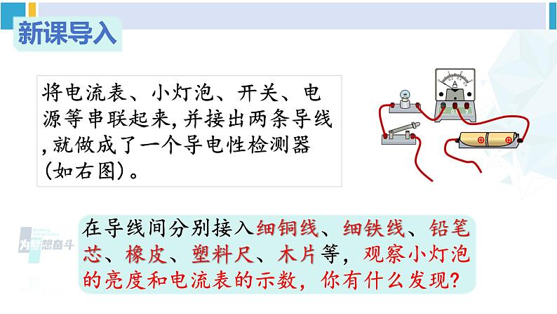 教科版九年级物理全册 第四章 探究电流第一课时 电阻大小的影响因素（课件）02