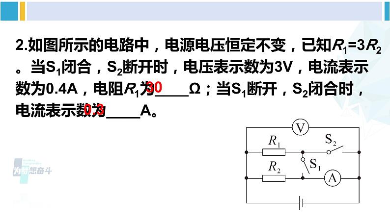 教科版九年级物理全册 第五章 欧姆定律 章末复习（课件）07