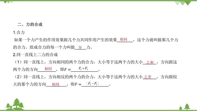 沪科版物理八年级下册 第七章力与运动章末复习课课件第4页