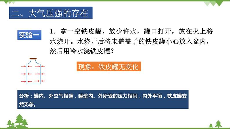 沪科版物理八年级下册 第八章压强第三节空气的“力量”课件第6页