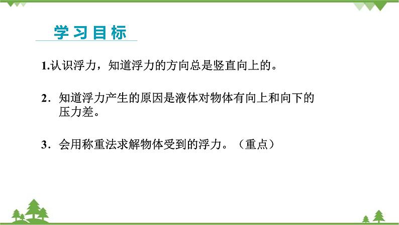 沪科版物理八年级下册 第九章浮力第一节认识浮力课件02