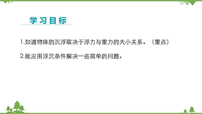 沪科版物理八年级下册 第九章浮力第三节物体的浮与沉第一课时课件第2页