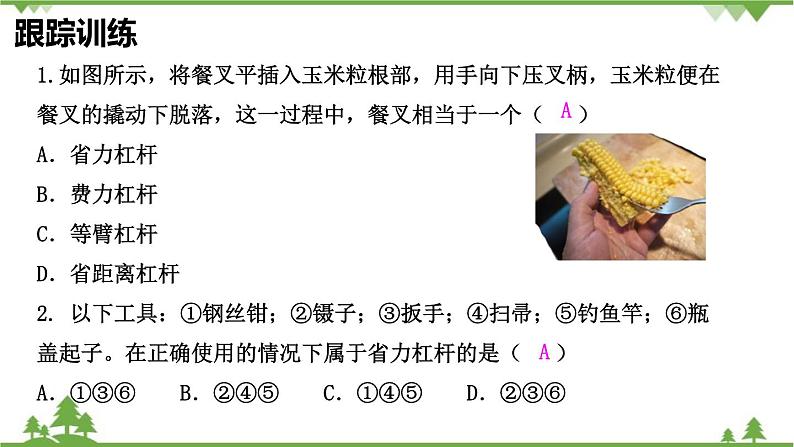 沪科版物理八年级下册 第十章机械与人第一节科学探究：杠杆的平衡条件第三课时课件04