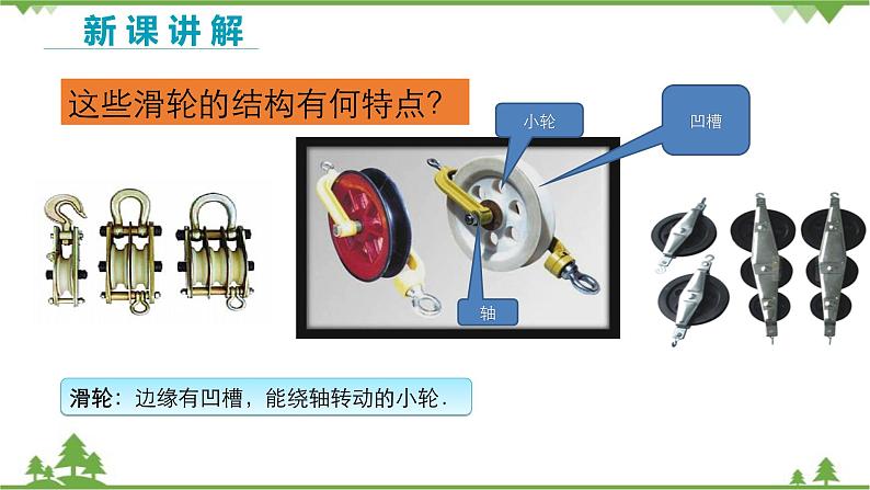 沪科版物理八年级下册 第十章机械与人第二节滑轮及其应用课件04