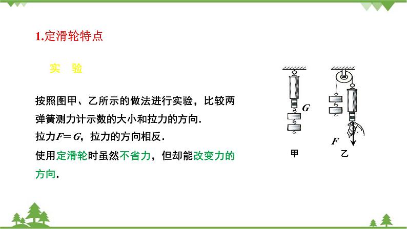 沪科版物理八年级下册 第十章机械与人第二节滑轮及其应用课件07