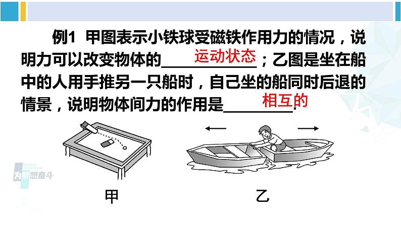 人教版八年级物理下册 第七章 力 本章知识复习与归纳（课件）第5页